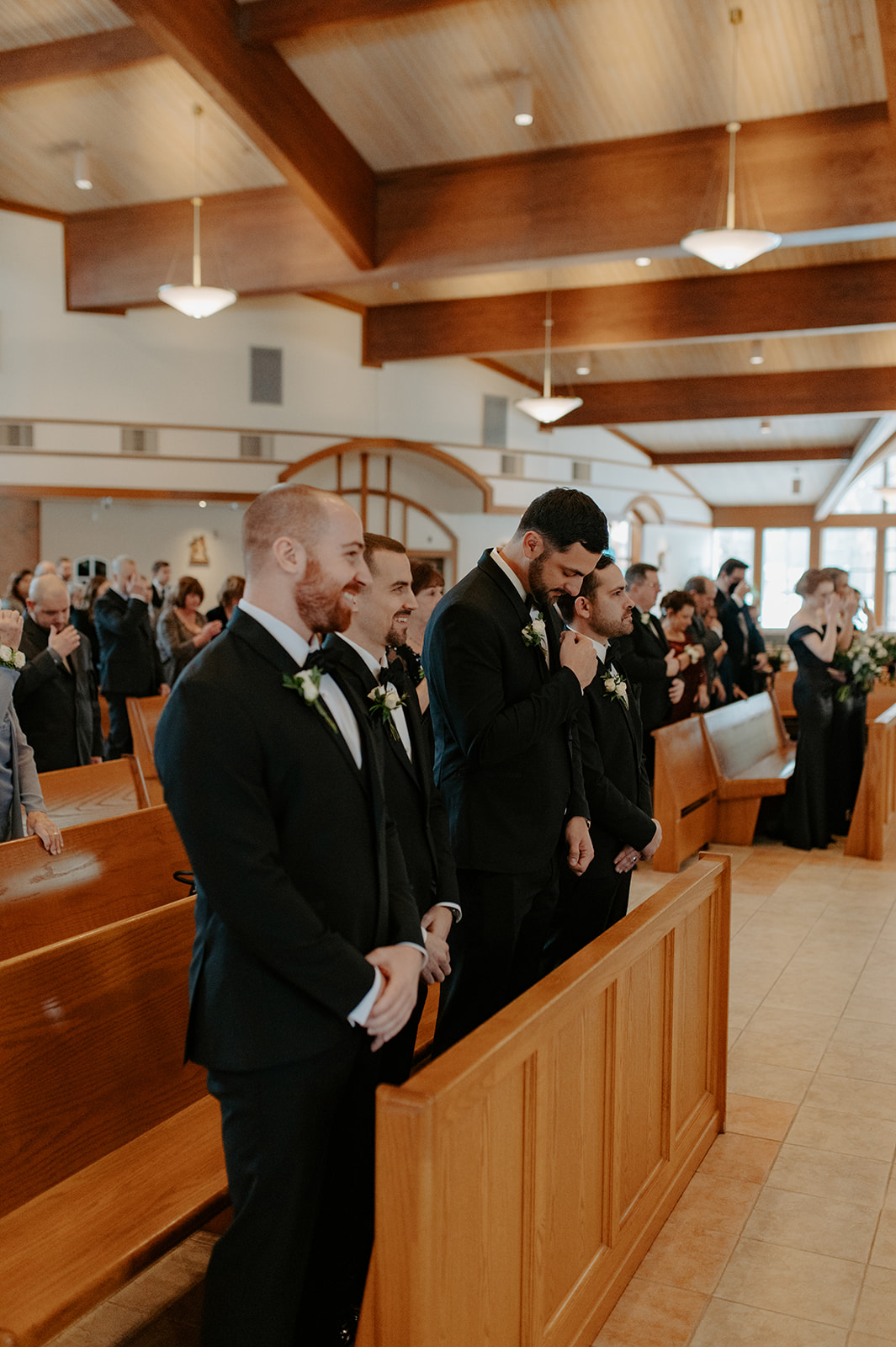 traditional church wedding photos