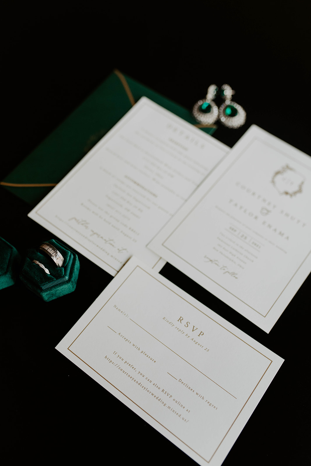 invitation suite for wedding day